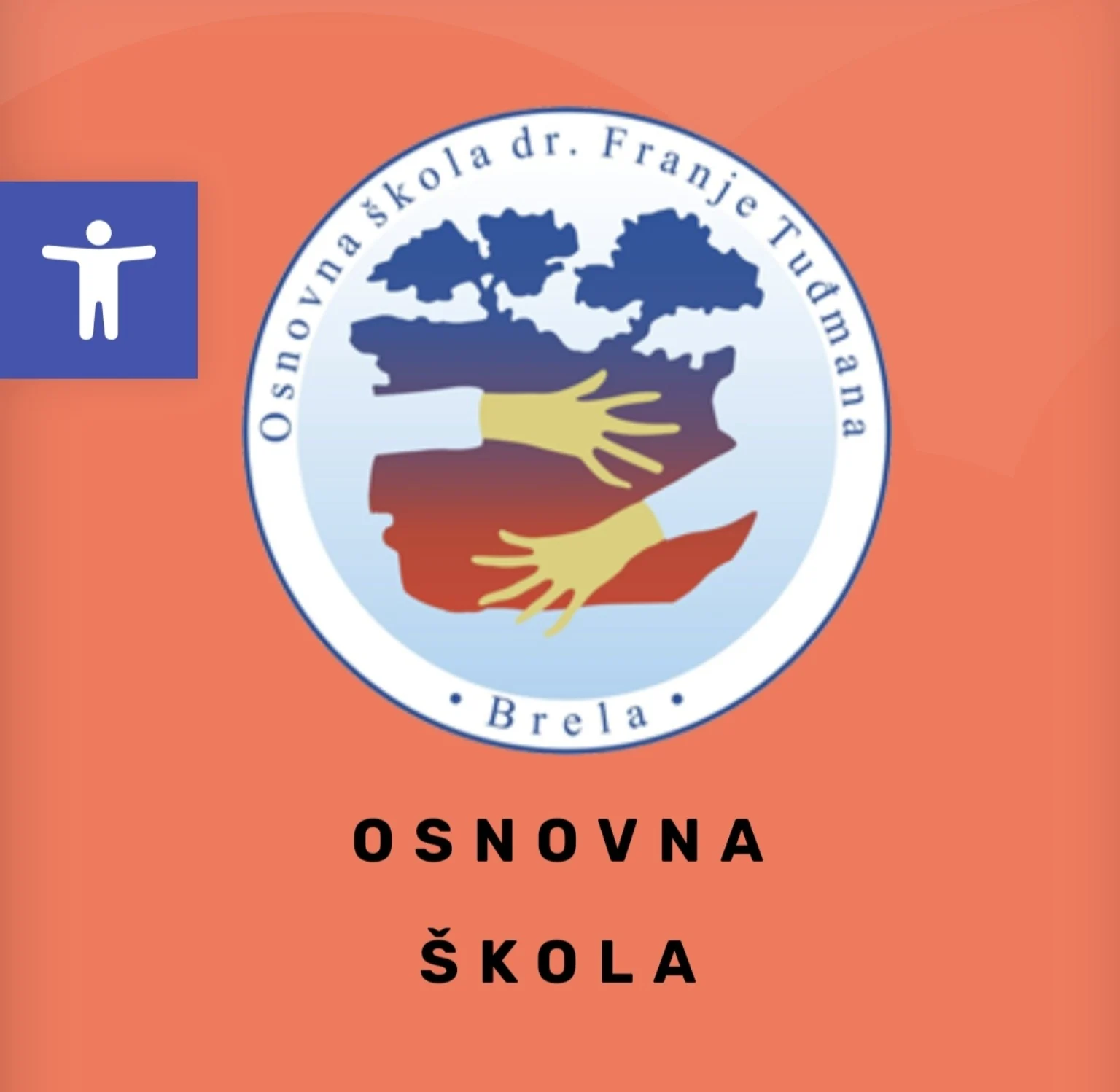 Znak Osnovne škole dr. Franje Tuđmana Brela